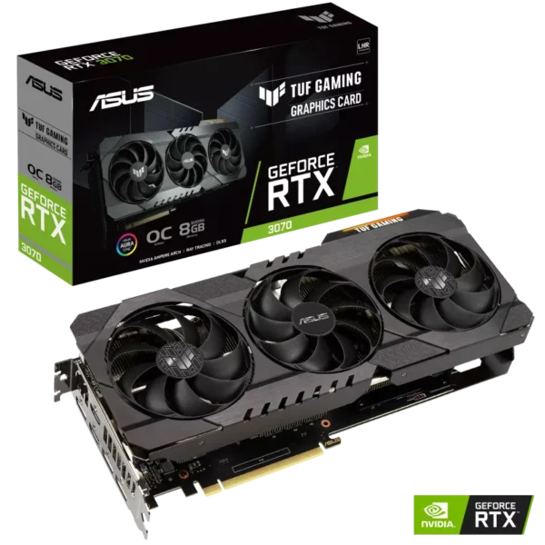 ASUS TUF GAMING - NVIDIA GEFORCE RTX 3070 LHR - 8GB GDDR6 - 256 BITS PCI-E 4.0