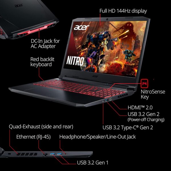 ACER NITRO 5 AN515-57-74TT - Imagen 5