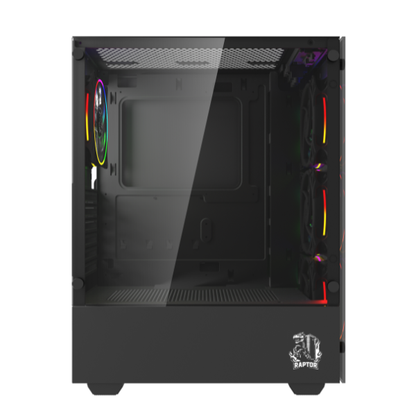 RAPTOR GABINETE SENTINEL TG MID-TOWER RGB - Imagen 2