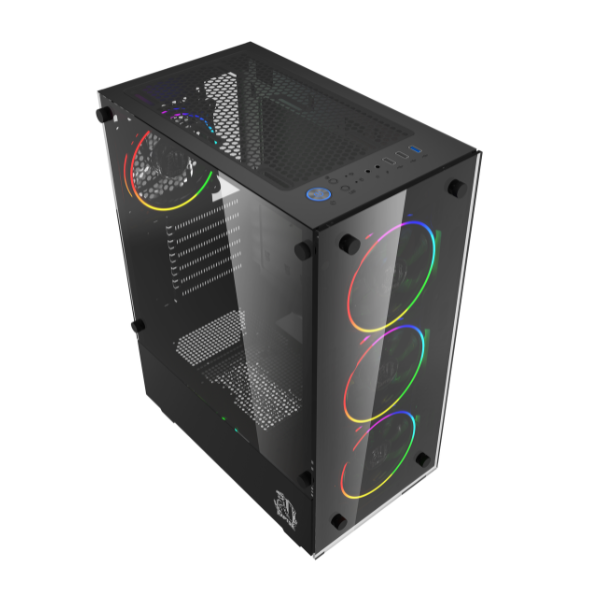 RAPTOR GABINETE SENTINEL TG MID-TOWER RGB - Imagen 3