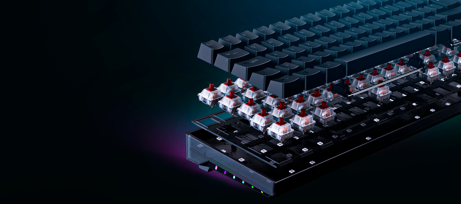 VSG BELLATRIX BLACK EDITION TECLADO 70% MODULAR NEGRO - Imagen 10