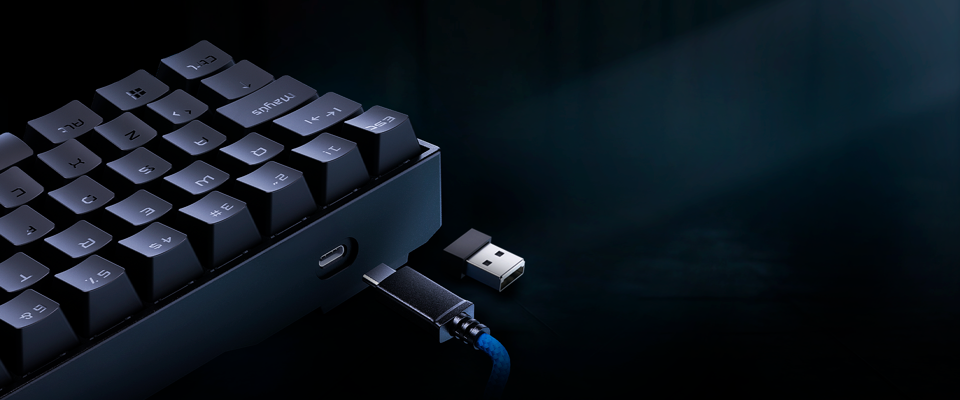 VSG BELLATRIX BLACK EDITION TECLADO 70% MODULAR NEGRO - Imagen 9