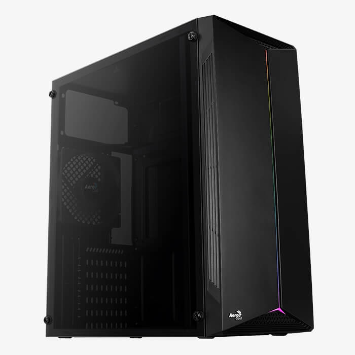 GABINETE AEROCOOL SPLIT BLACK ( MID TOWER )