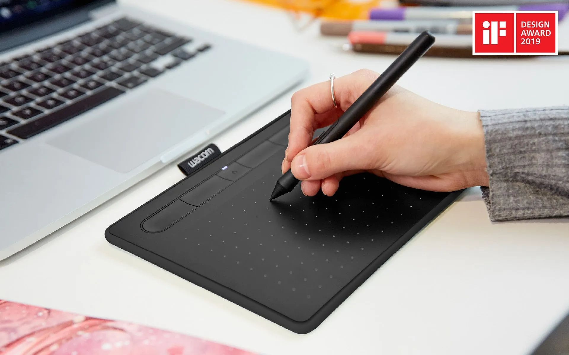 WACOM INTUOS SMALL BLUETOOTH - CTL-4100WL/K0-AA - Imagen 2