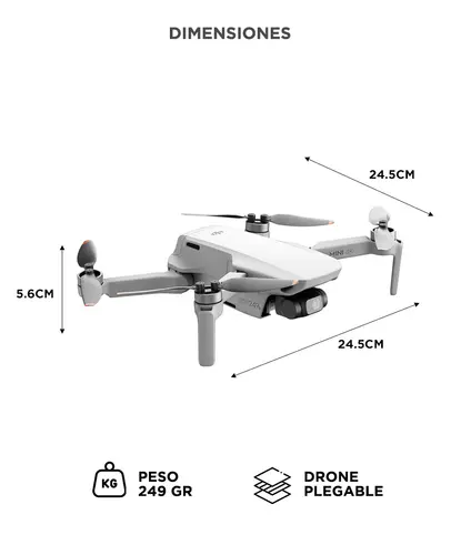DJI MINI 4K FLY MORE COMBO - Imagen 6