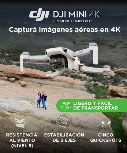 DJI MINI 4K FLY MORE COMBO - Imagen 2