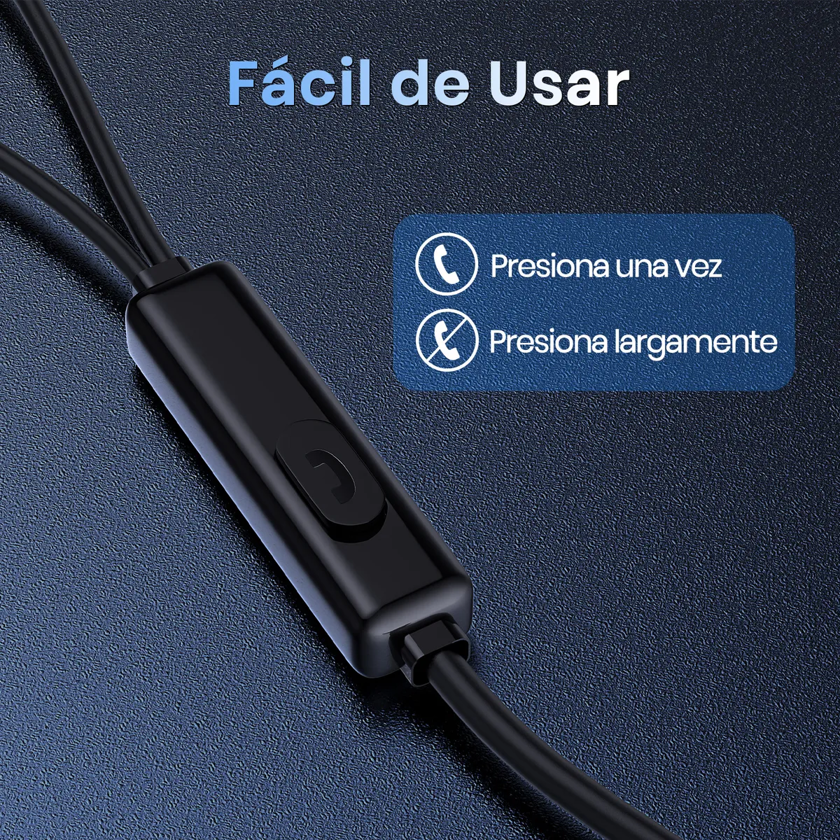 AUT124N - 1HORA AURICULARES IN-EAR CONECTOR TIPO C NEGRO - Imagen 4