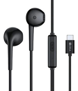 AUT124N - 1HORA AURICULARES IN-EAR CONECTOR TIPO C NEGRO