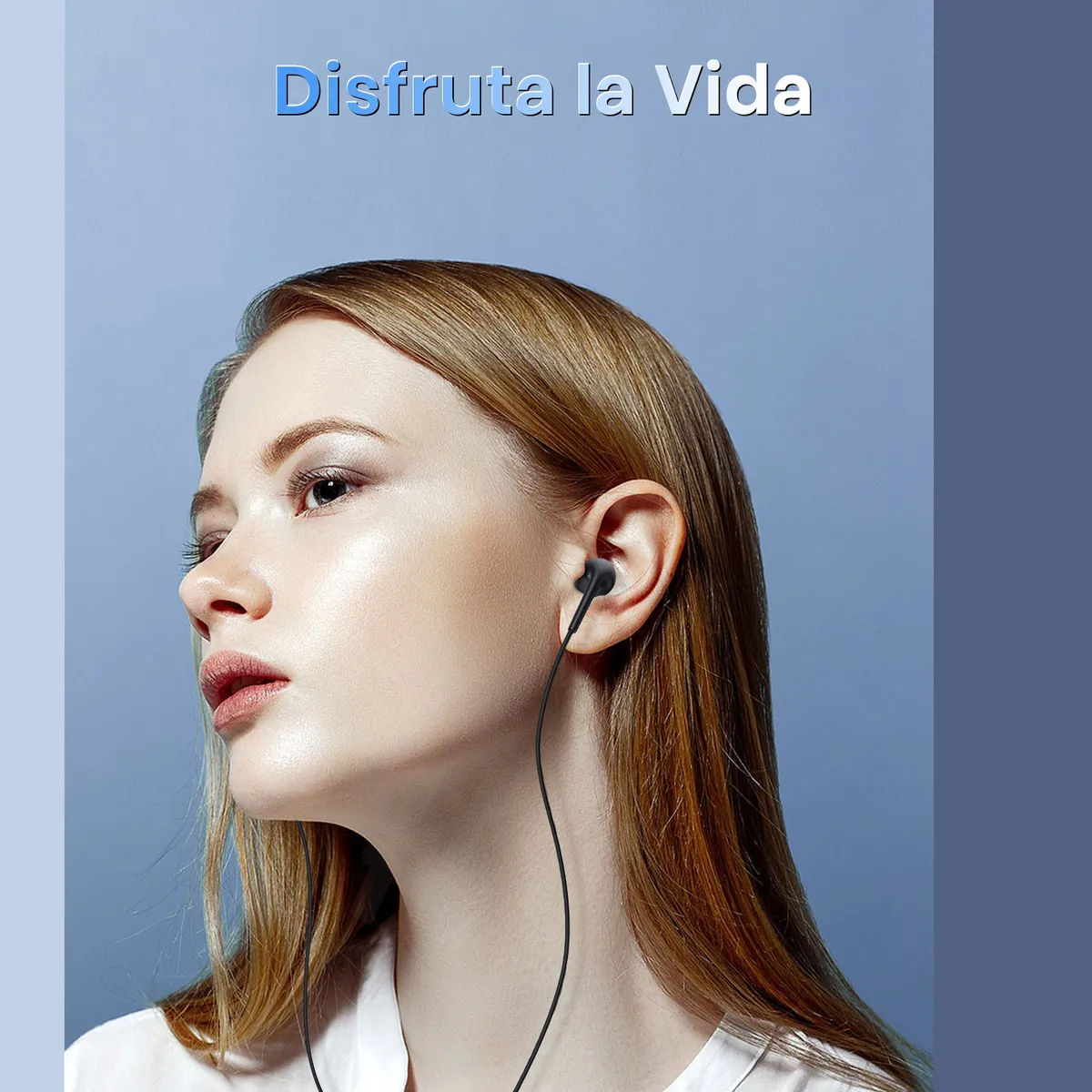 AUT124N - 1HORA AURICULARES IN-EAR CONECTOR TIPO C NEGRO - Imagen 3