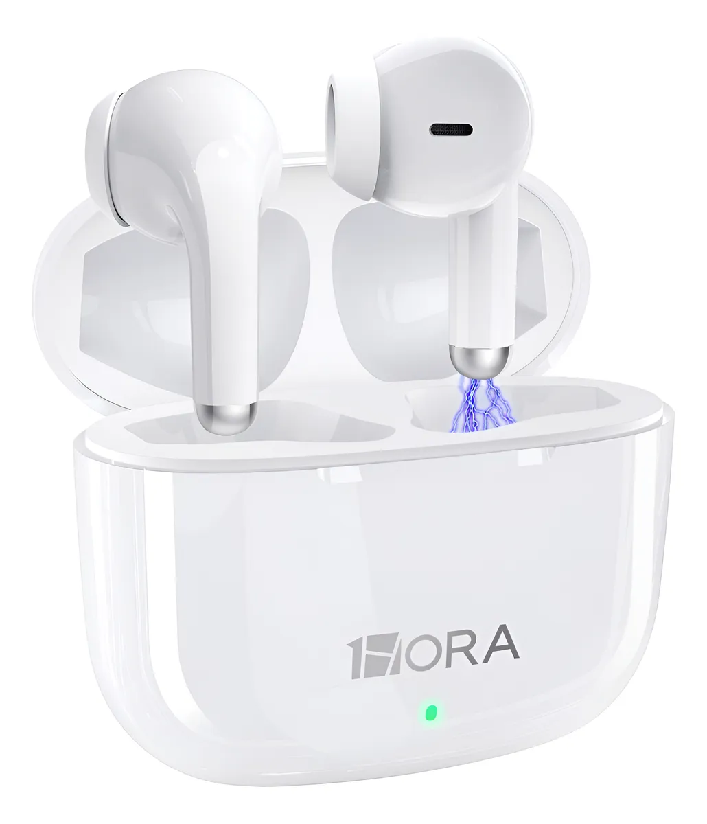 AUT203B - 1HORA AURICULAR IN-EAR INALAMBRICOS, TWS BLUETOOTH 5.3 TIPOC C/MICROFONO