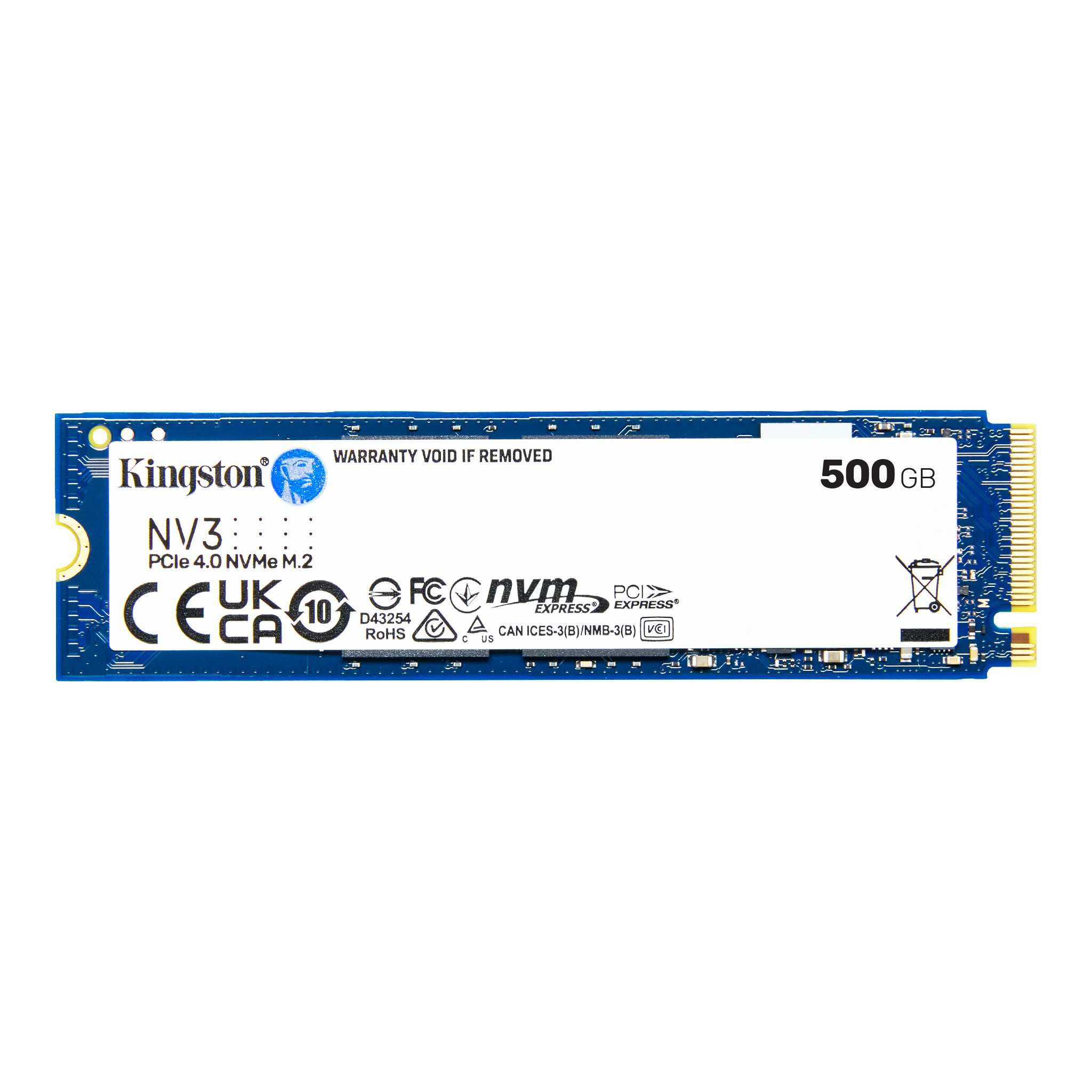 500 GB. M.2 - SNV3S/500G - KINGSTON SOLID STATE DRIVE - Imagen 2