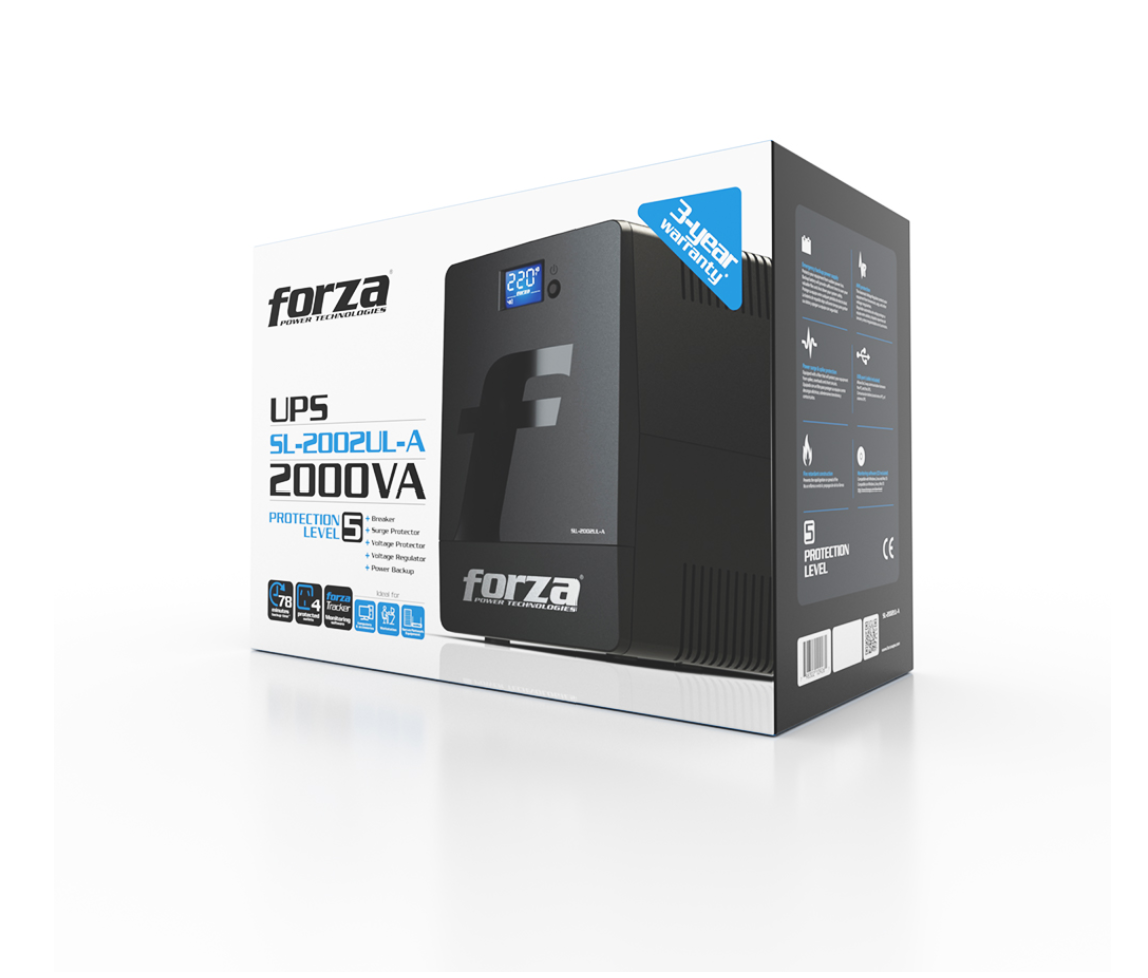 SL-2002UL-A - FORZA UPS INTERACTIVA 2000VA/1200W - Imagen 5