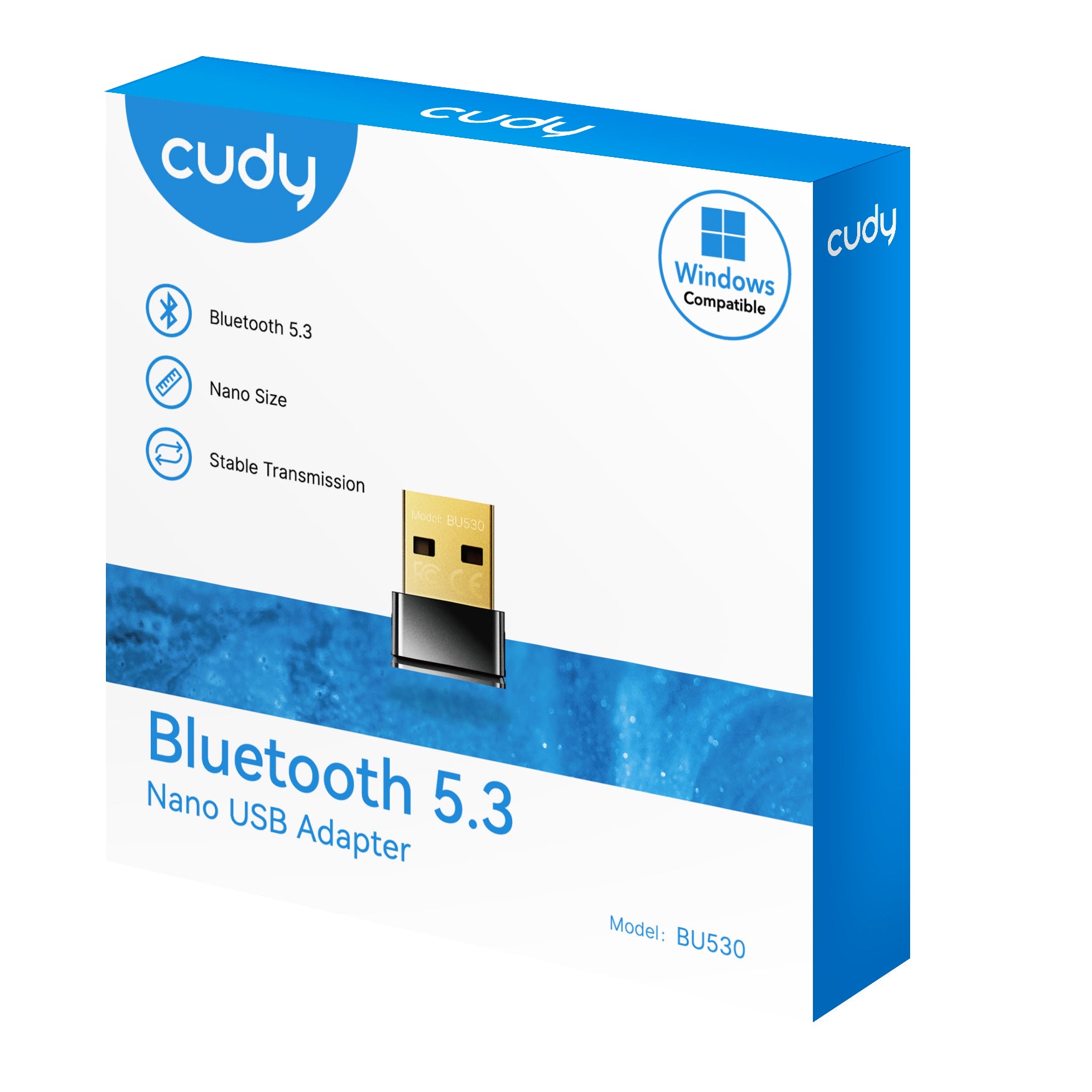 BU530 - CUDY NANO USB ADAPTER BLUETOOTH 5.3 - Imagen 4