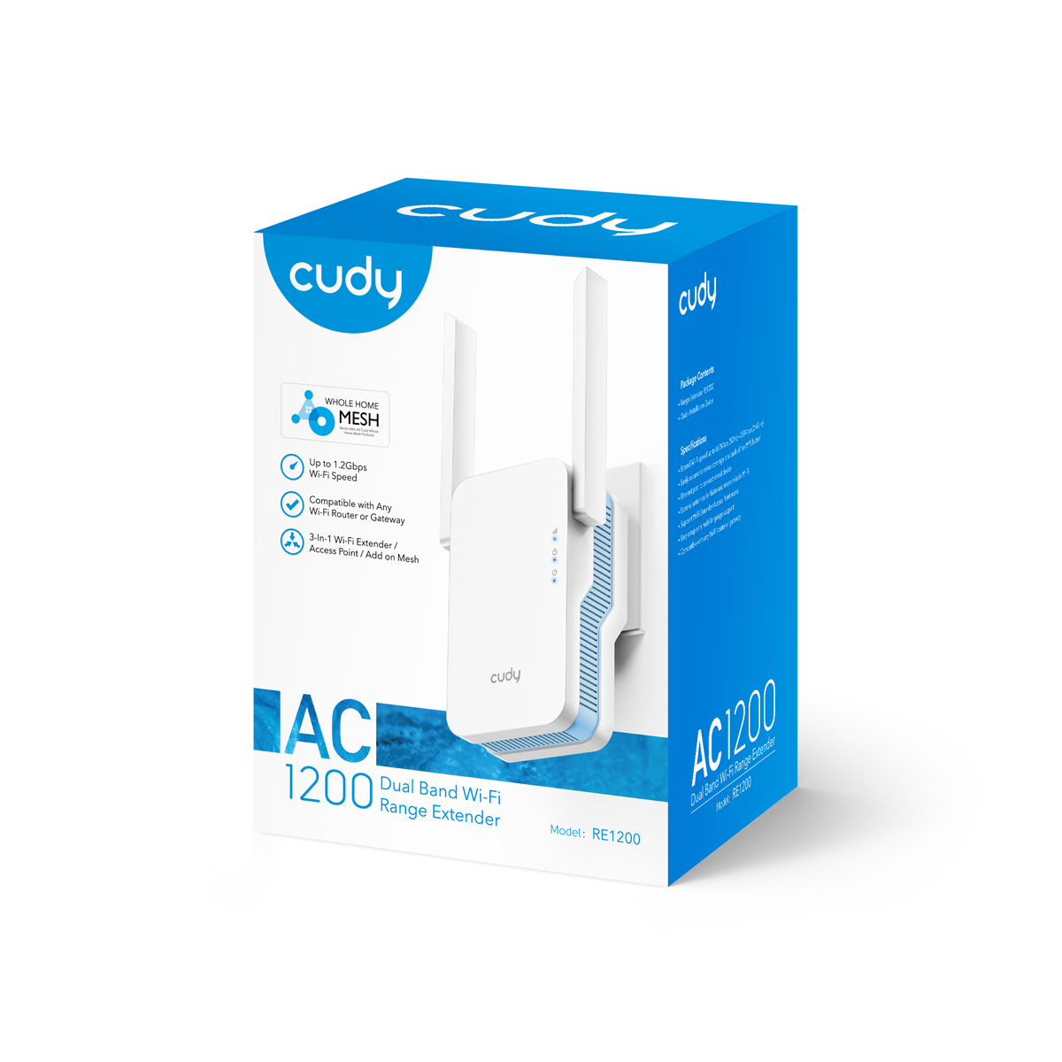 RE1200 - CUDY AC1200 DUAL BAND WI-FI RANGE EXTENDER - Imagen 5