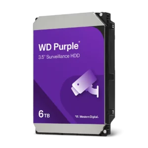 6 TB. WD62PURZ - WESTERN DIGITAL HARD DRIVE PURPLE SATA 3 1/2