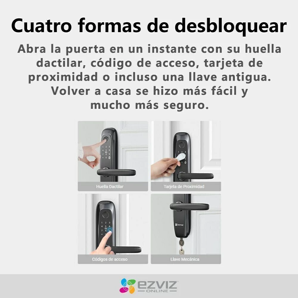 CS-L2-11FCP - EZVIZ SMART FINGERPRINT LOCK - Imagen 3