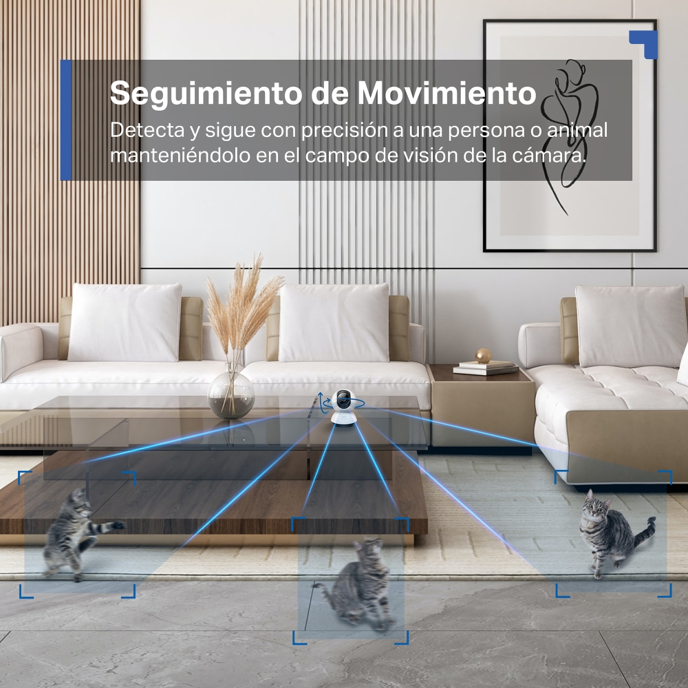 C220 - TP-LINK TAPO PANT/TILT AI HOME SECURITY WI-FI CAMERA - Imagen 4