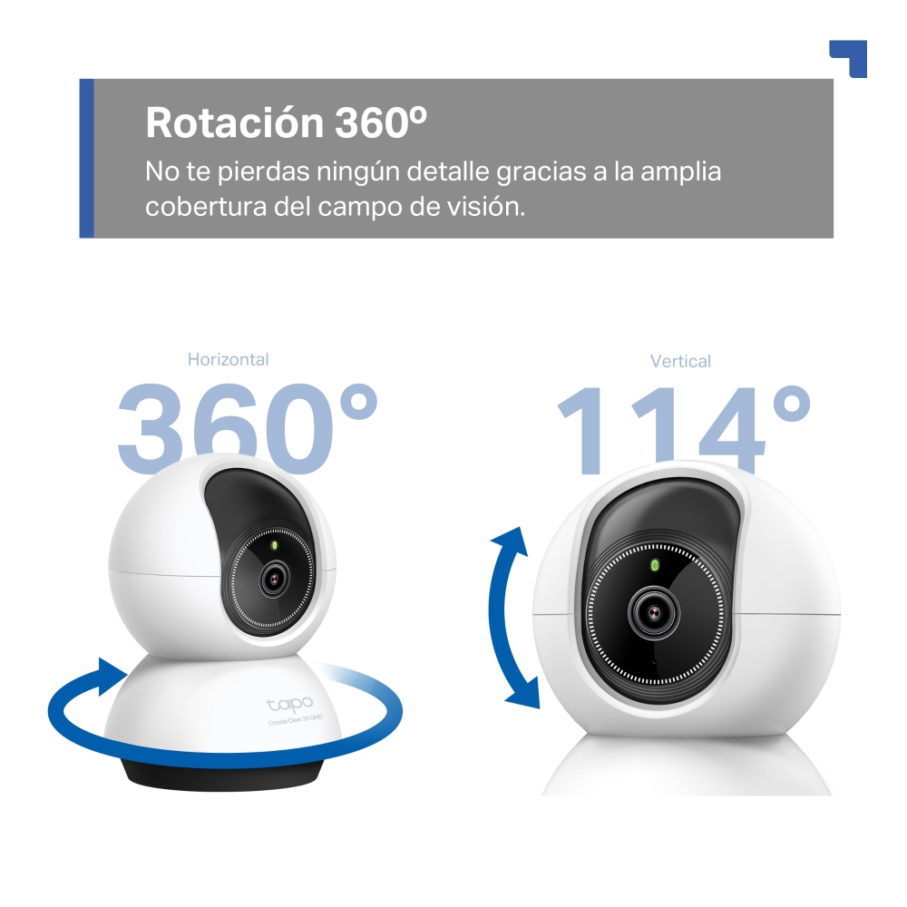 C220 - TP-LINK TAPO PANT/TILT AI HOME SECURITY WI-FI CAMERA - Imagen 6