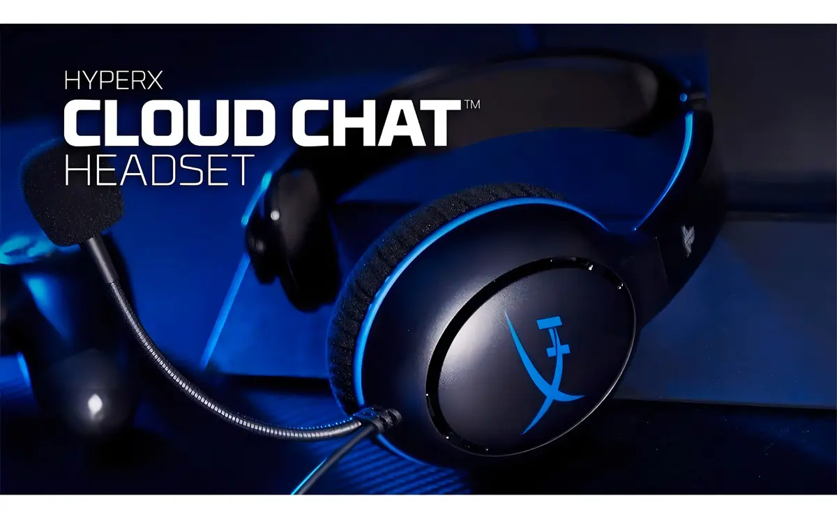 HX-HSCCHS-BK/AM - HYPER XCLOUD CHAT HEADSET PARA PS4 - Imagen 5