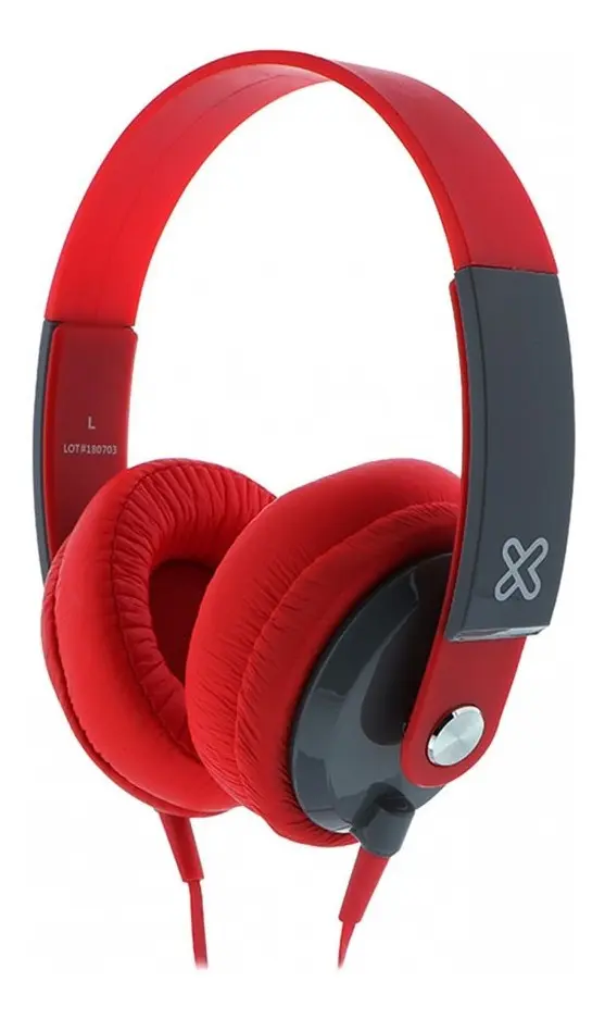 KHS-550RD - KLIPXTREME OBSESSION WIRED HEADPHONES RED - Imagen 3